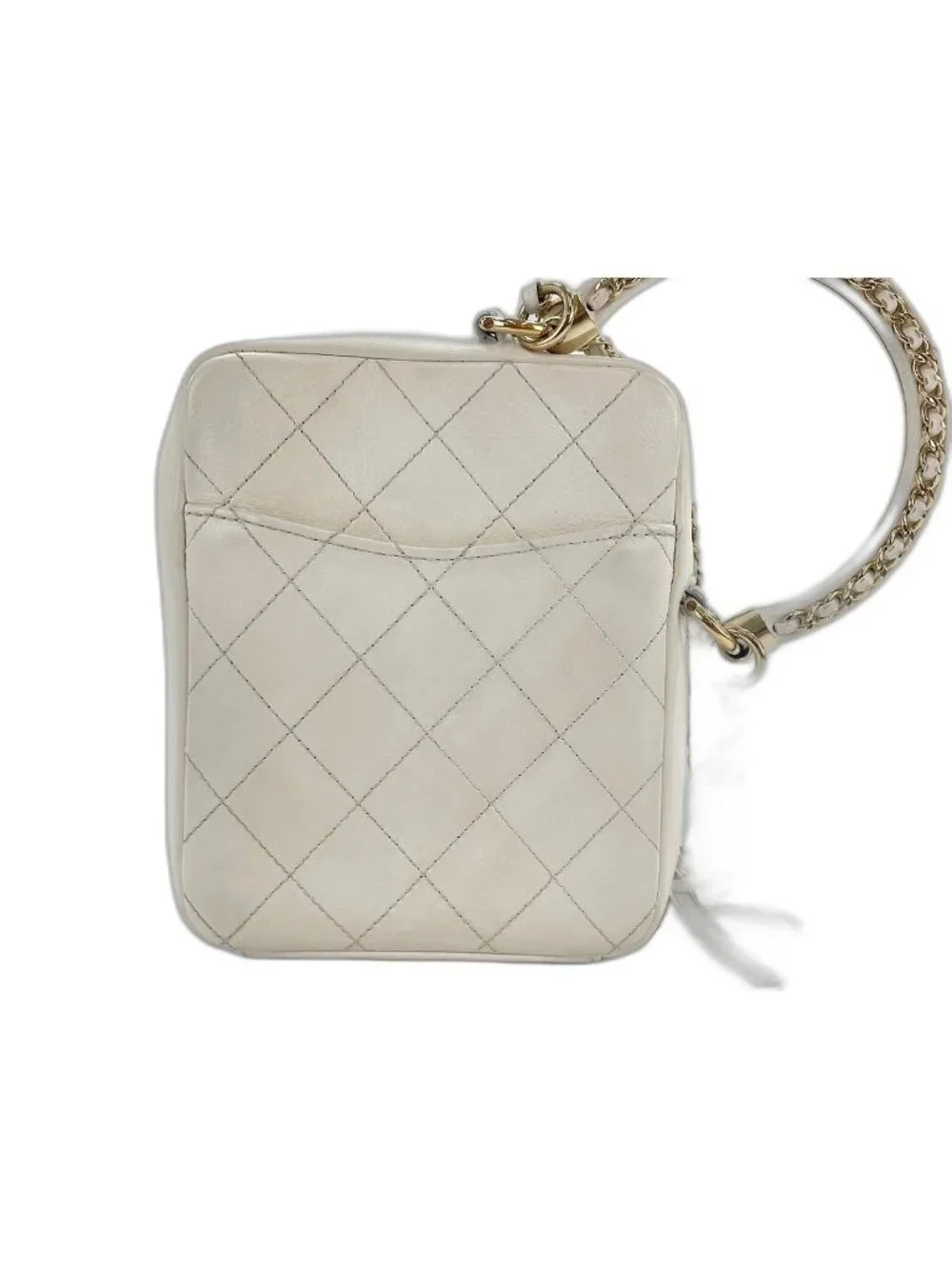 Chanel Handbag Calfskin 2-Way Quilted